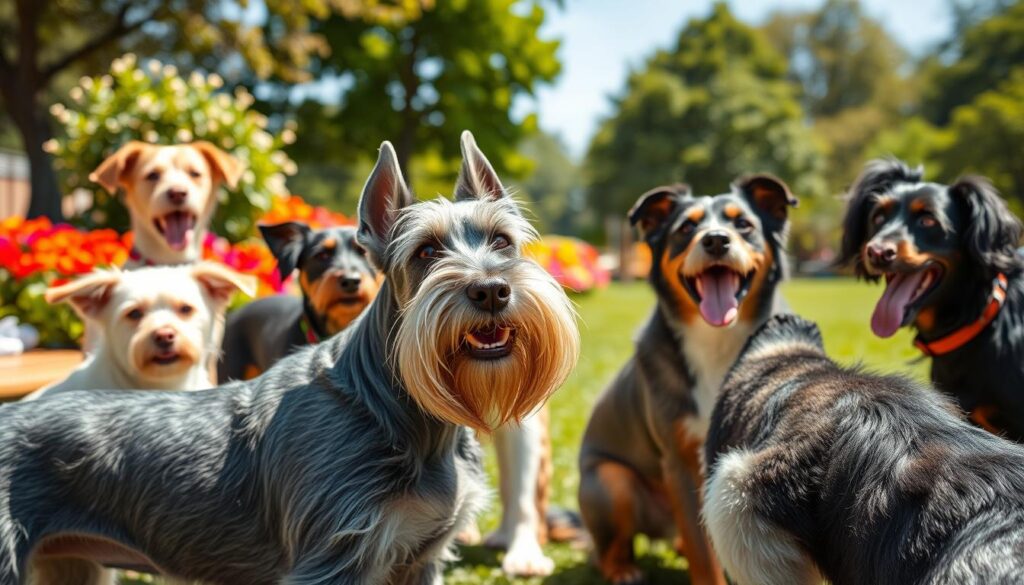 Schnauzer socialização