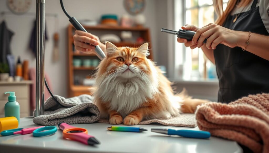 Tosa higiênica em gatos