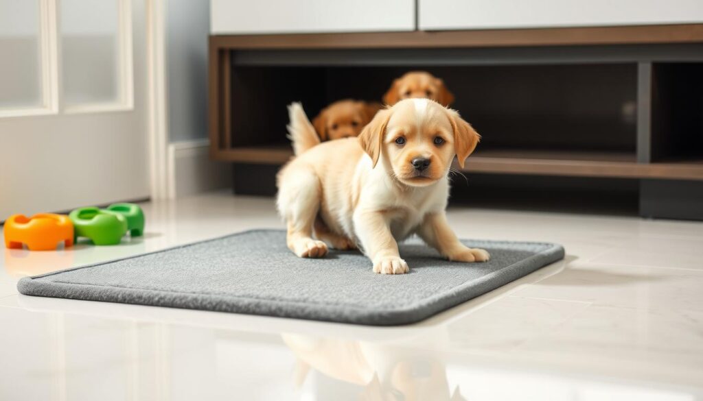 Troca frequente do tapete higiênico