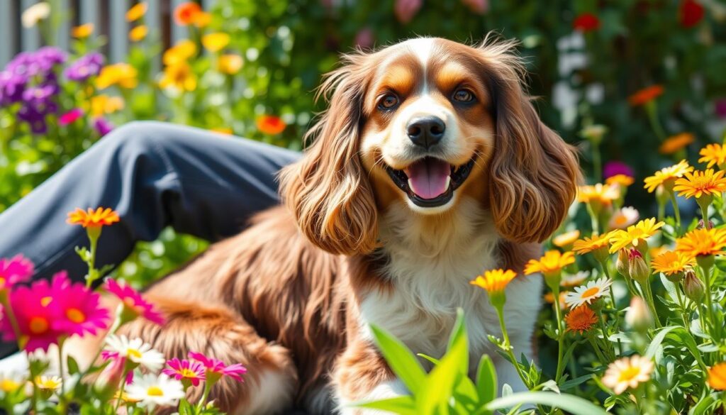 cocker spaniel como cão de companhia