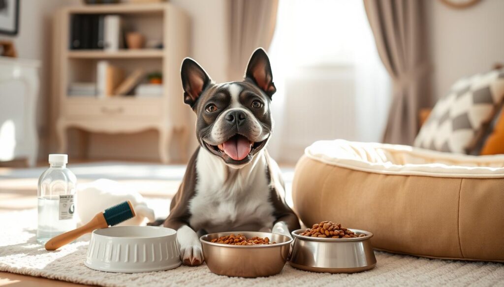 cuidados com o boston terrier