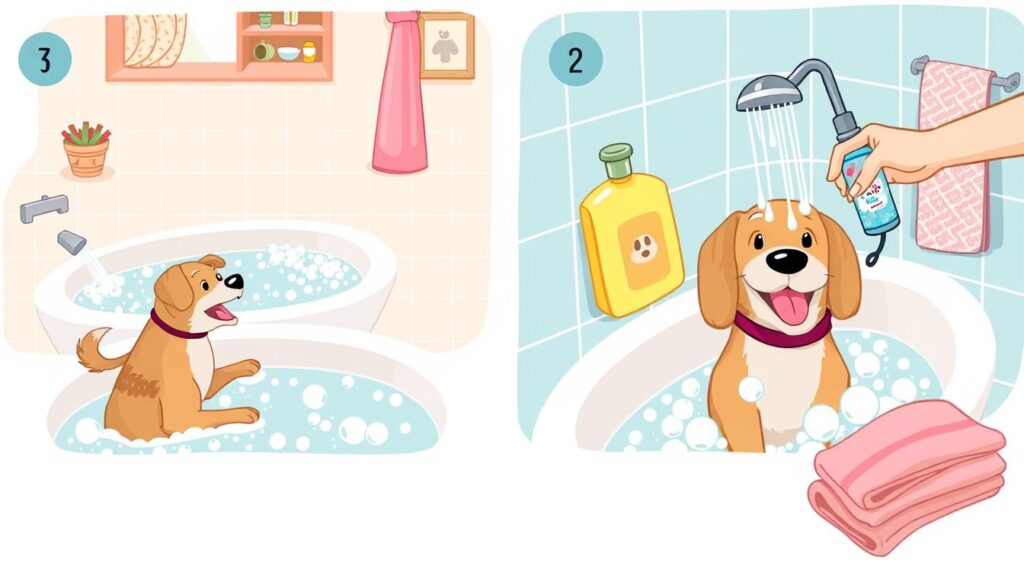 passo a passo do banho