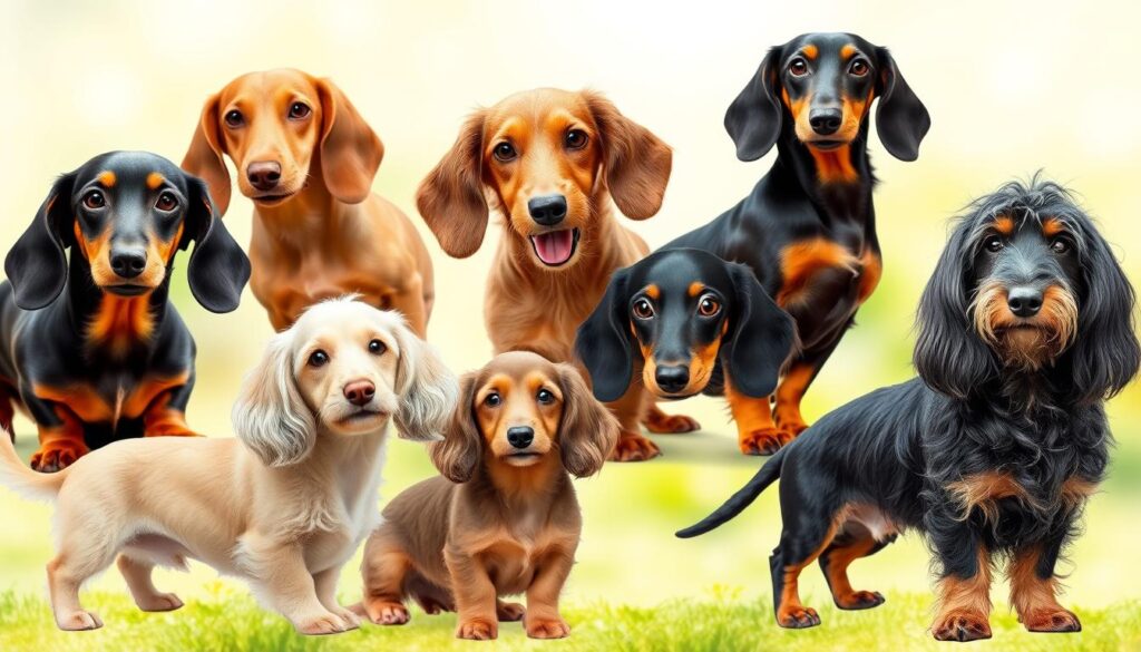 tipos de pelagem do dachshund