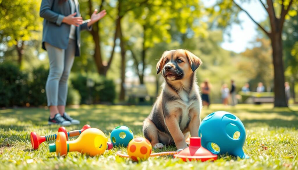 treinamento de filhotes